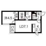 ポルトボヌール菊水の間取り画像