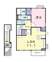 カサブランカ A－Ⅰの間取り画像