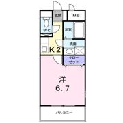 フルール・Mの間取り画像