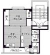 ビレッジハウス内川原2号棟の間取り画像