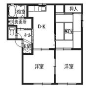 メイプルタウンⅡAの間取り画像
