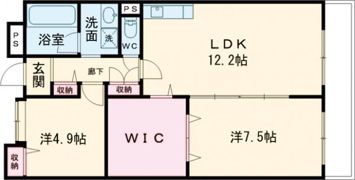 ボンメゾンフタバの間取り画像