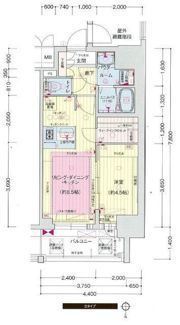 プレサンス桜通ザ・タイムズの間取り画像
