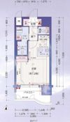 プレサンス名古屋駅前の間取り画像