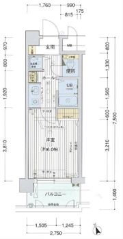 プレサンス京大東の間取り画像