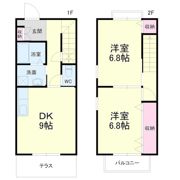 ブルーヘブンの間取り画像