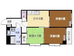 Super Richi314 新屋敷の間取り画像