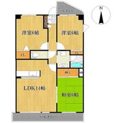 ラグラシューズシェソワアオキの間取り画像