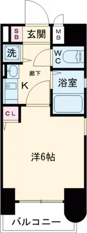 エステムコート神戸・県庁前IIの間取り画像