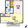 ハイカムール鷹清水 Aの間取り画像