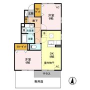 カンパーニュ イブキの間取り画像