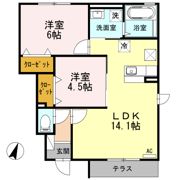 グランレーヴ Aの間取り画像