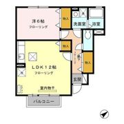 サンクレール Bの間取り画像