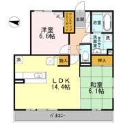 グリーンフロート山田東の間取り画像