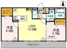メルベイユさやかの間取り画像
