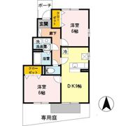 エリシオン日高 E棟の間取り画像