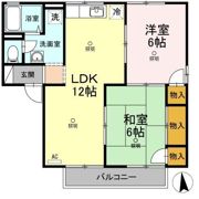 グリーンハイツ B棟の間取り画像