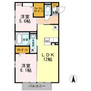 ソレイユ宿の間取り画像