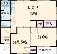 あぐりハイムの間取り画像