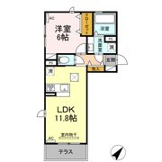 ウィル東小路の間取り画像
