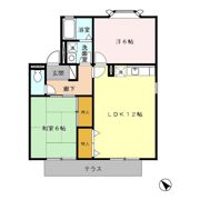 セジュール綾 A棟の間取り画像