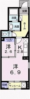 バーミィ ガーデンⅠの間取り画像