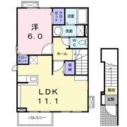 カーサK Aの間取り画像