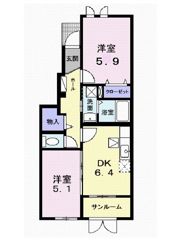 コルソⅠの間取り画像