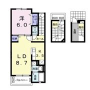 glanz Y．Sの間取り画像