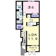 セルサス荒山B棟の間取り画像
