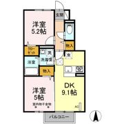 セジュールY Aの間取り画像