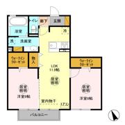 Dーroom赤塚 Bの間取り画像