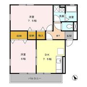 ディアコートの間取り画像