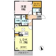 カムクワット戸坂の間取り画像