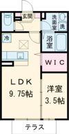 ミモザコートの間取り画像