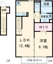 セジュール池亀町 B棟の間取り画像