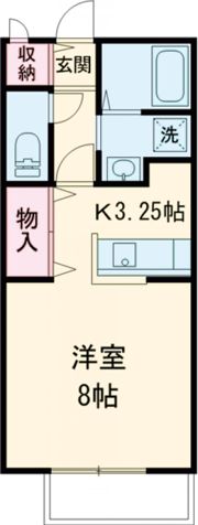 スカイブルーの間取り画像