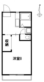 ホワイトテラス西条の間取り画像