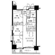 レジディア三宮東の間取り画像
