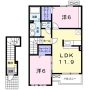 アニメート ヒルの間取り画像