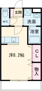 ブロードタウン神野Fの間取り画像