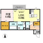エミール Aの間取り画像