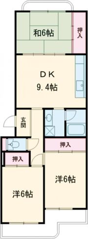 ナカスギマンションの間取り画像
