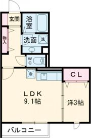 アベニュー小向の間取り画像