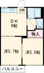 グリーンヒルズDの間取り画像