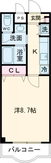 メルヴェーユの間取り画像
