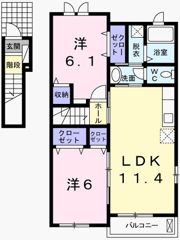ウエストガーデンの間取り画像