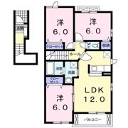 グラース・ミニョン Ⅱの間取り画像