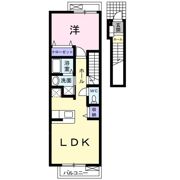 バーミィK B棟の間取り画像