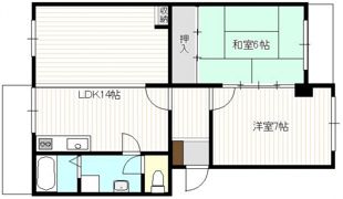 大塚西マンションの間取り画像